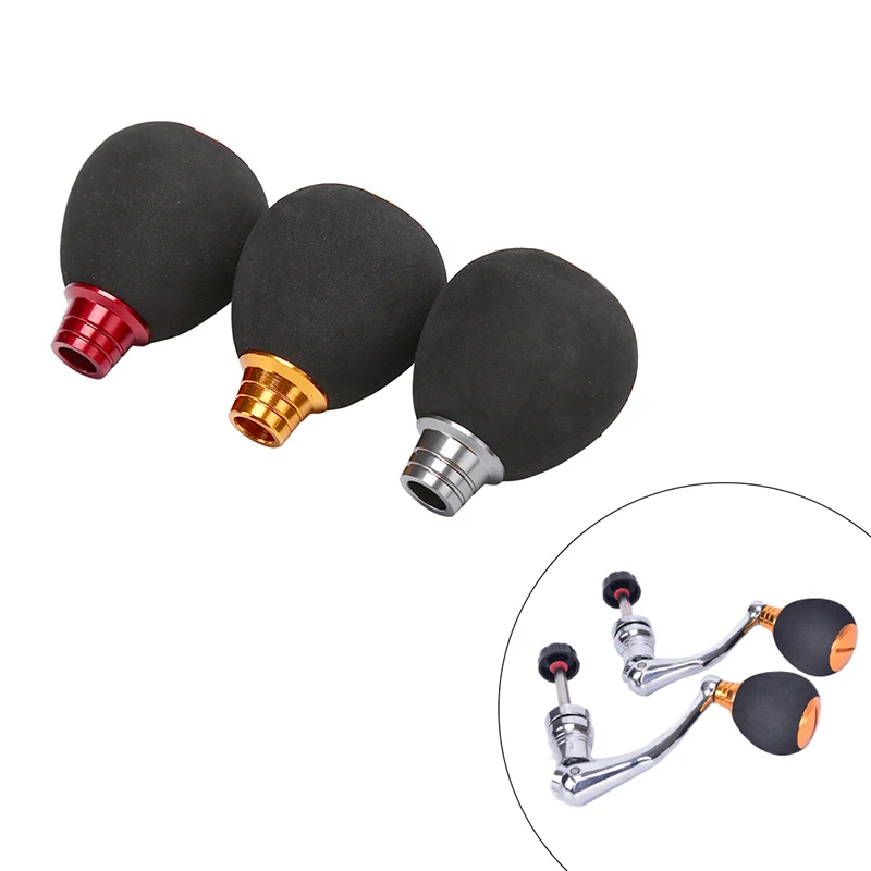 Fishing Reel Handle EVA & Metal Fishing Spining Reel Handle Modification Power Knob Reel Bait Casting Spinning Reels Replacement