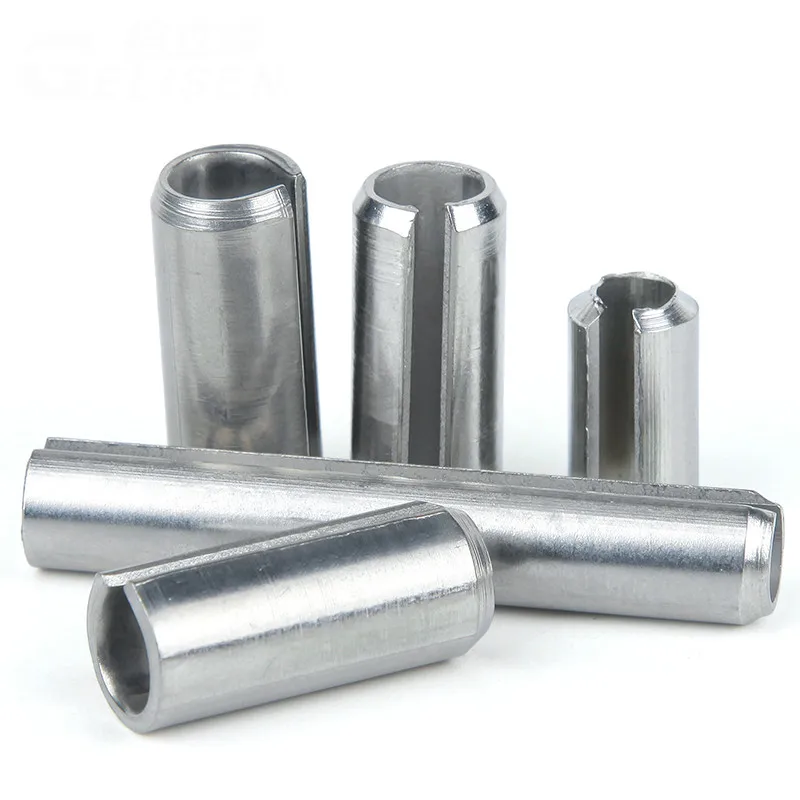 

10PCS M3 M4 GB879 304 Stainless Steel Elastic Cylindrical Elastic Pin Open Pin Shaft Positioning Spring Pin