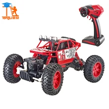 New 1:18 Scale Waterproof 4WD Strength Toys for Kid High Speed Electronics Remote Control Truck RC Racing Cars Toys for Children