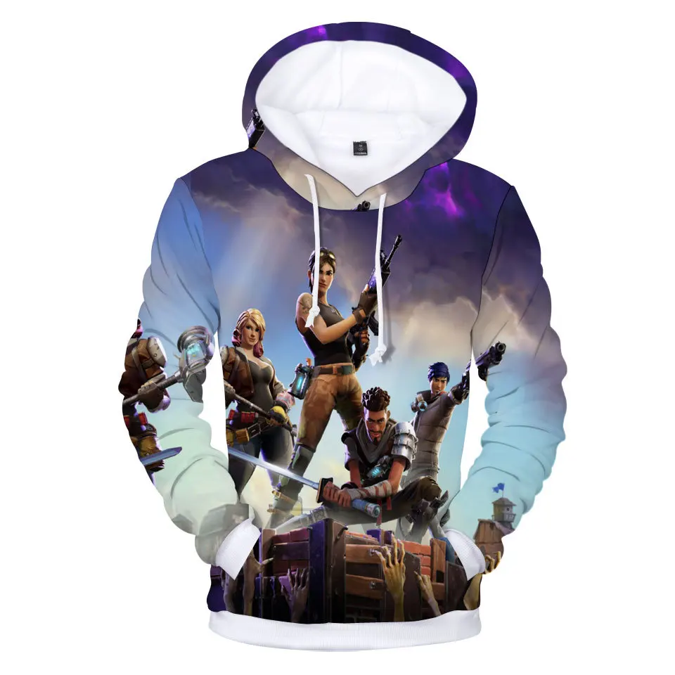 Новый сезон игры Battle Royale Treasure Troll Stash Llama 3D Принт толстовки и свитшоты косплей
