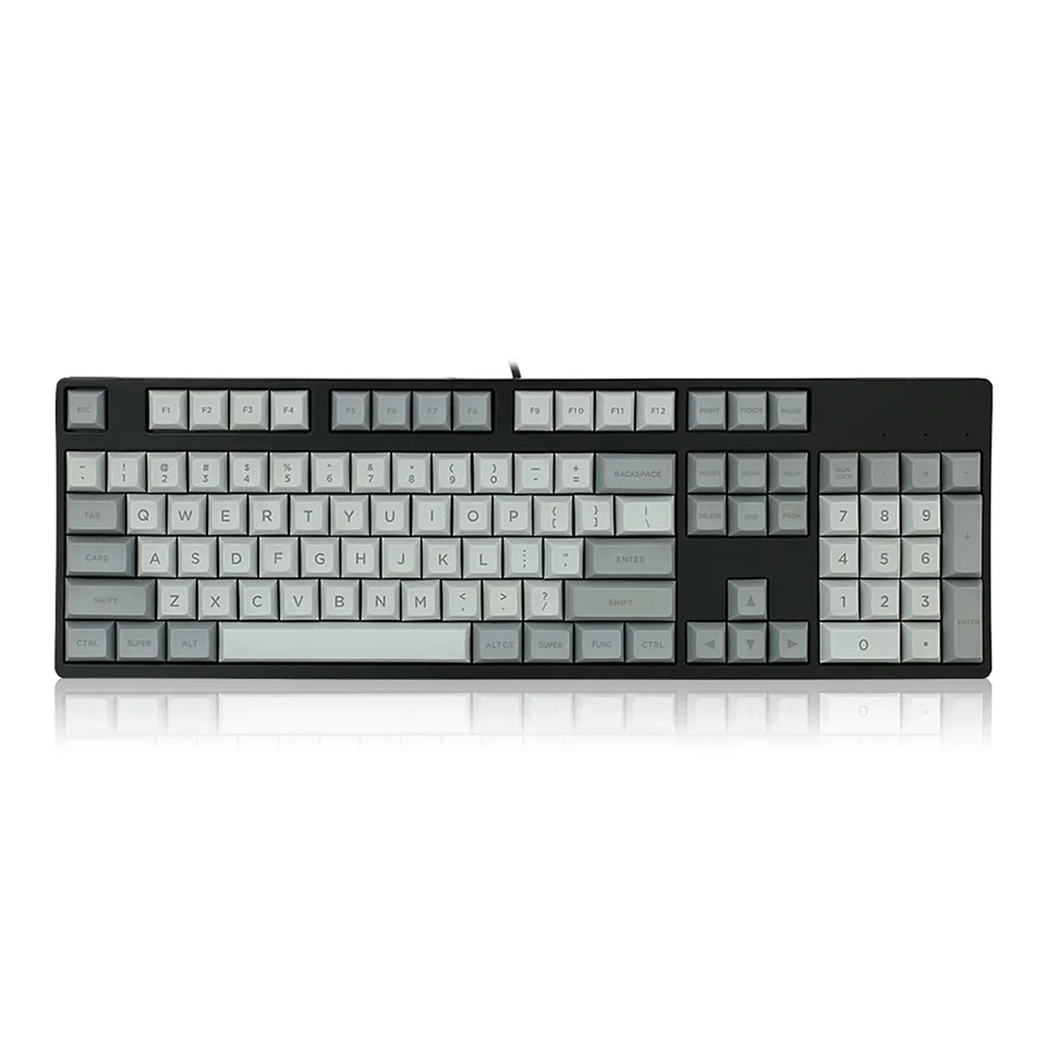 YMDK 145 ключ DSA полный набор ключей Топ Печать PBT лазерная гравировка для MX механическая клавиатура Steelseries filco YMD96 Cosair Black Widow