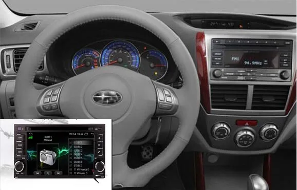Best 1024*600 Android 9.0 Octa Core Car DVD Player for Subaru Forester Impreza 2008-2011 GPS Navi Multimedia Radio Stereo Head Unit 1