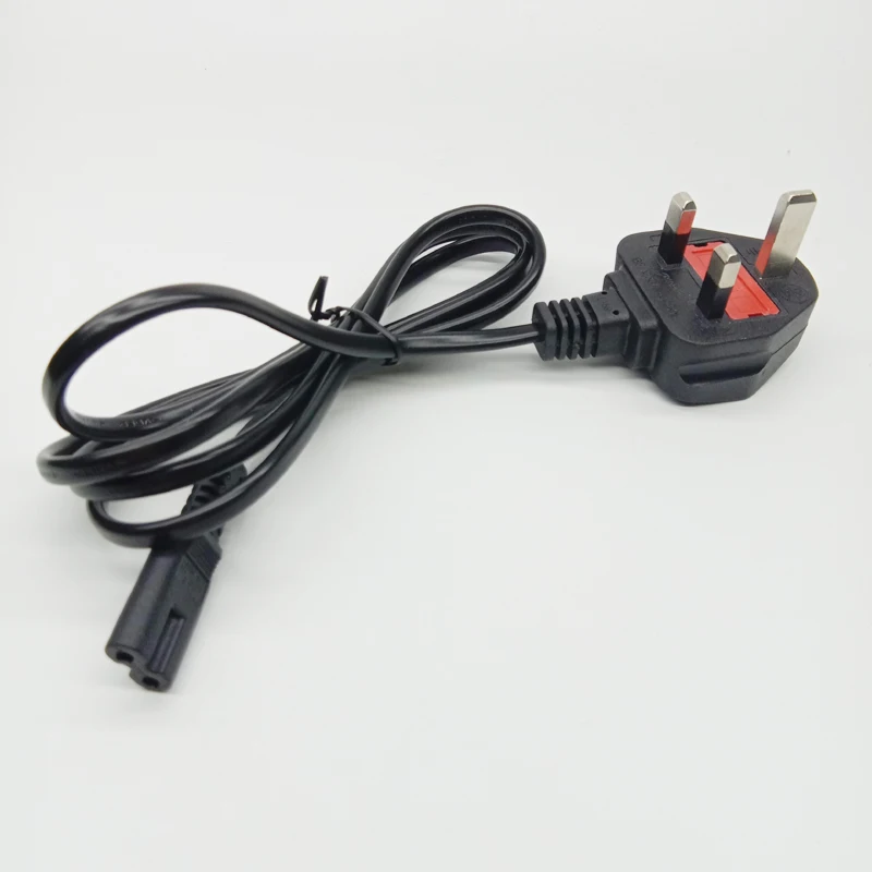10 шт. IEC C7 мощность привести кабель Рисунок 8 AC Мощность Шнур Великобритания plug сингапурский Малайзийский Гонконг 1,5 м AC Удлинительный шнур питания кабель