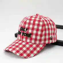 Женская Бейсболка, модная клетчатая бейсболка с вышивкой в стиле хип-хоп, Женская хлопковая регулируемая бейсболка, бейсболка s для женщин