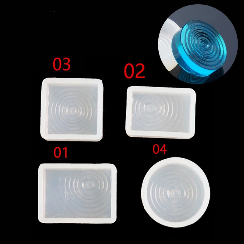 

Water Ripple Pendant Earrings Beads Casting Crystal Molds Epoxy Clear Silicone Resin Liquid Mold DIY Jewelry Making Craft Tool