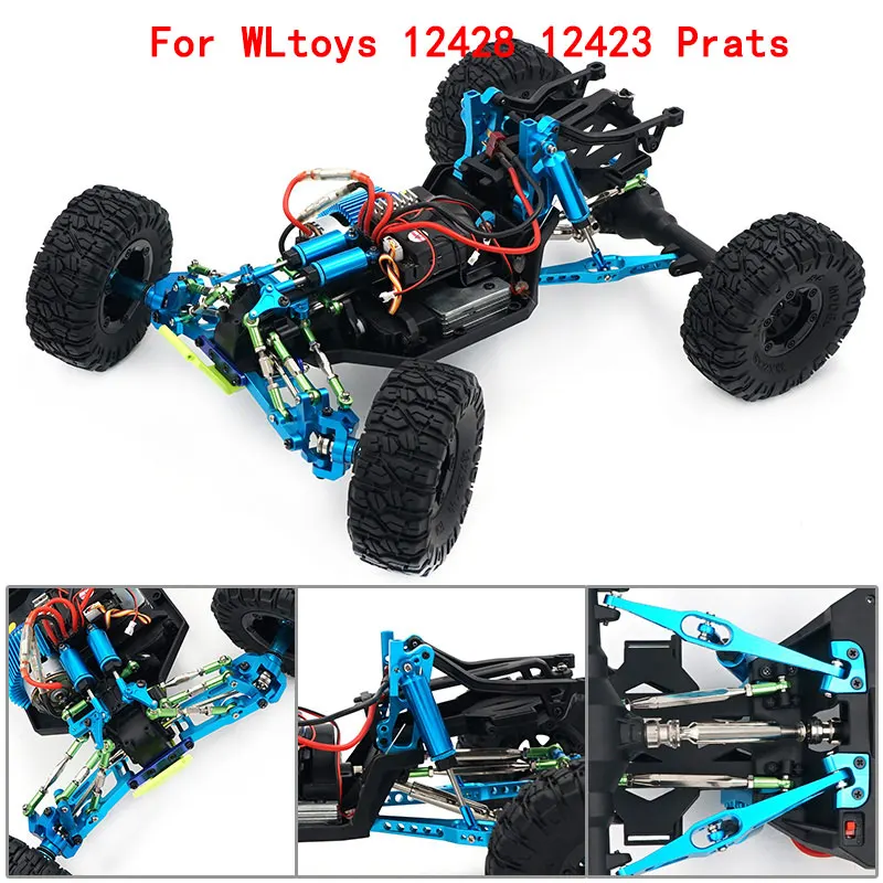 wltoys 12428 12423 upgrade Metal parts Desert Falcon Universal Vendor Kit Full Upgrade Parts