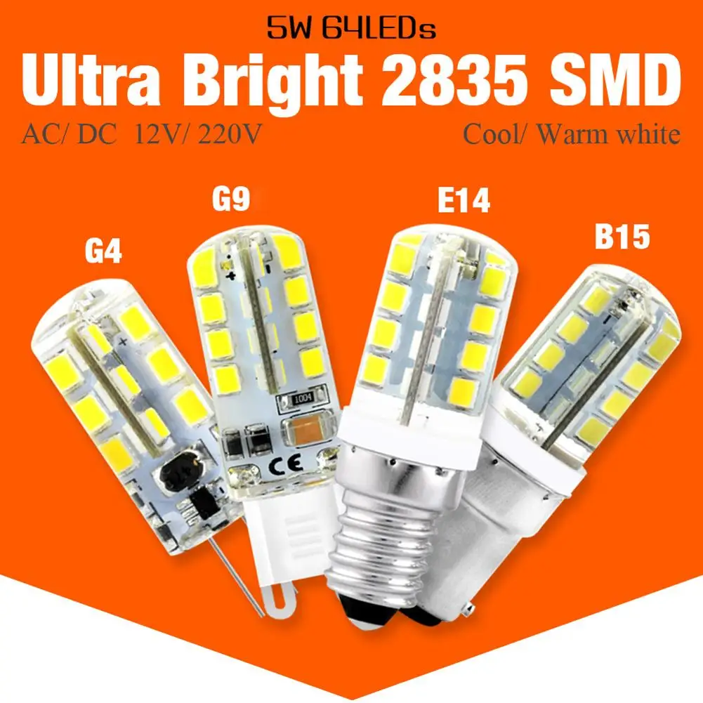 

G4 G9 LED LAMP 3W 5W 7W 9W MINI LED BULB AC 220V DC 12V SMD 2835 SPOTLIGHT CHANDELIER LIGHTING REPLACE HALOGEN LAMPS FOR HOME