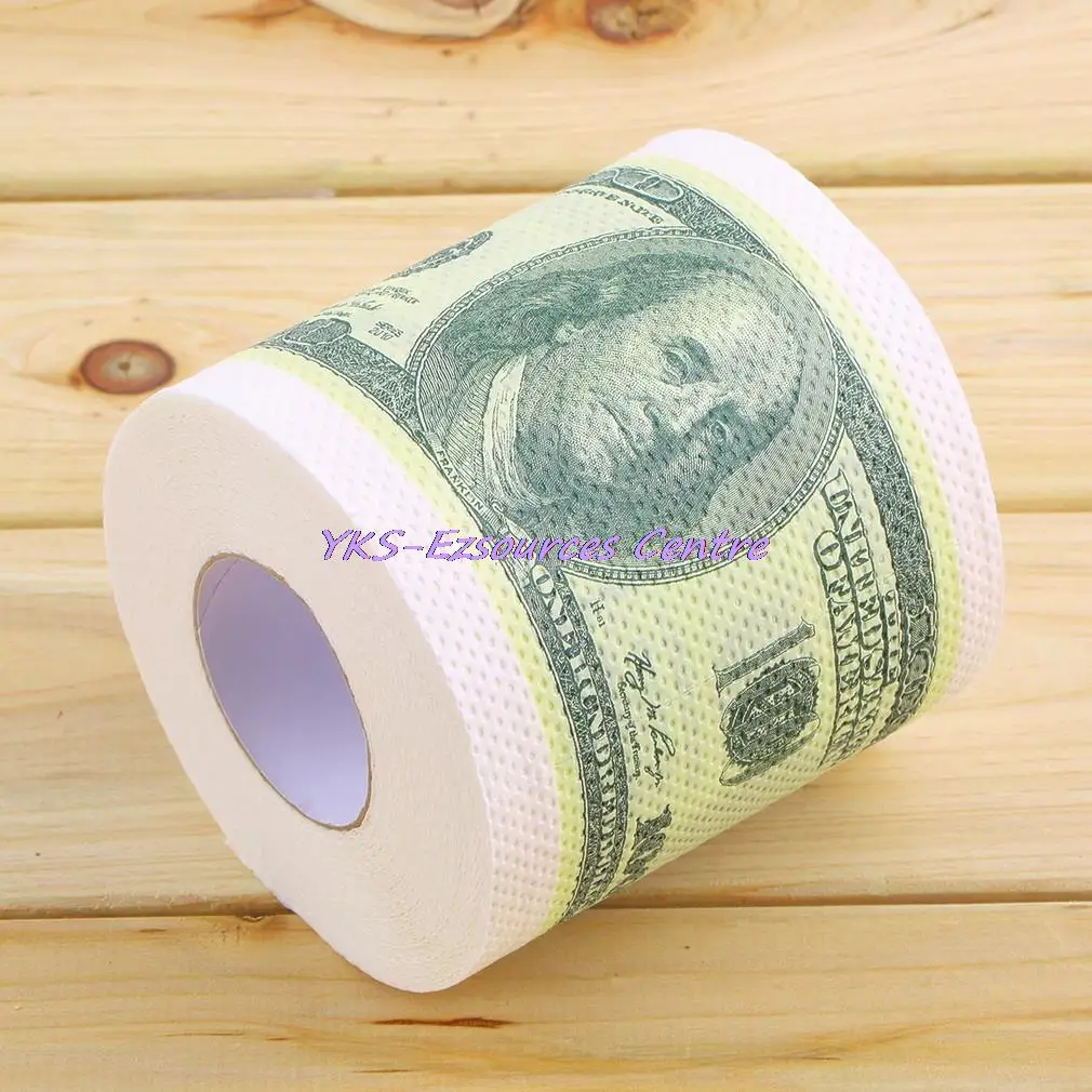 1 шт. сто долларов банкнот Туалетная бумага Новинка веселье $100 TP деньги рулонный