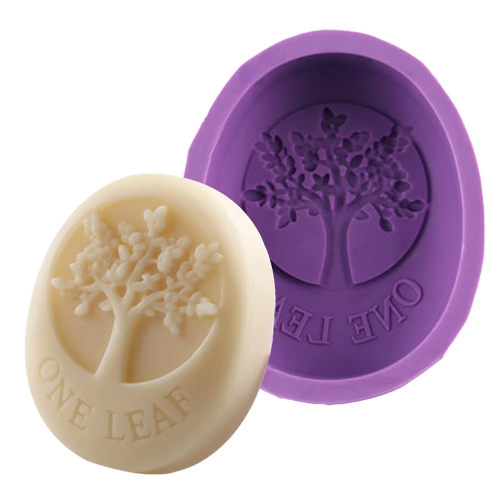 

Tree Food-grade Natural Soap Handmade Soap Mold Silicone Cake Ice Modeling Tool Pastry Arts Decorative Kitchen Accessories