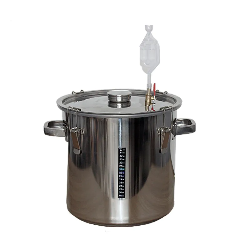 

Multiple Sizes Selectable Stainless Steel Home Maker Brandy Vodka Whisky Machine Fermentation Barrel Home Brewing Tank DIY Tool