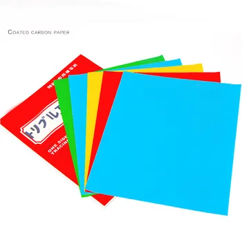 

1 set Colorful One Side Tracing Paper Coated Carbon paper Fabric Drawing Tracing Paper for Cloth Embroidery products