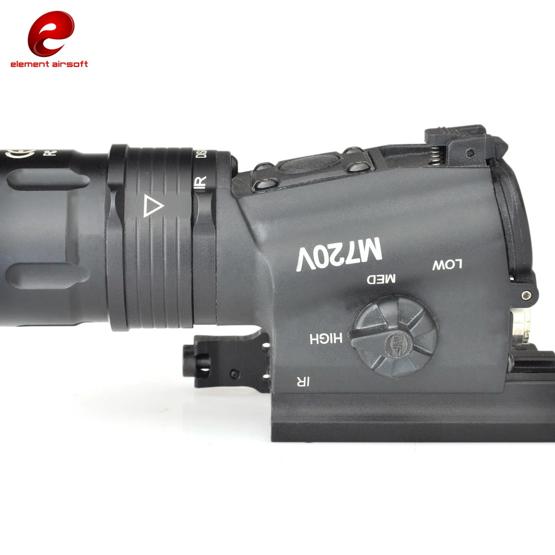 

Element Sf M720v Outdoor Lighting Helmet Guide Rail Tactical Flashlight Flashlight EX273 Accessories