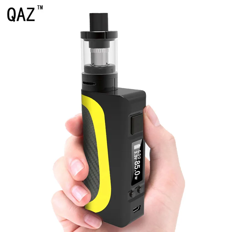 Купить 85 Вт безопасная электронная сигарета коробка VAPE mod ЖК дисплей кальян ручка электронной сигареты дым большой дым испаритель для кальяна вейп...