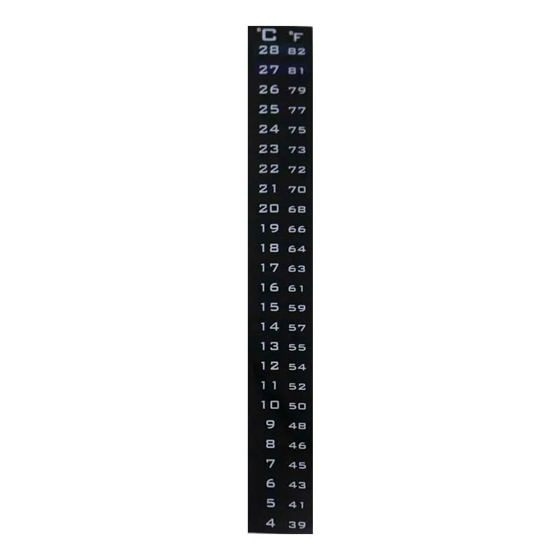 Brewing Thermometer Strip Adhesive Temperature Display Sticker For Carboys Buckets Fermentors brewing thermometer sticker