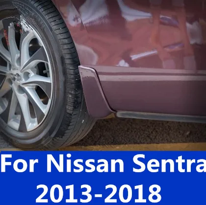 

For Nissan Sentra 2013-2018 Special fender modified exterior front and rear wheel soft plastic file mud tile decoration
