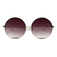 Ретро стильные круглые бесборные прозрачные цветные линзы фестиваль Модные солнцезащитные очки хип хоп винтажные женские мужские очки Новинка