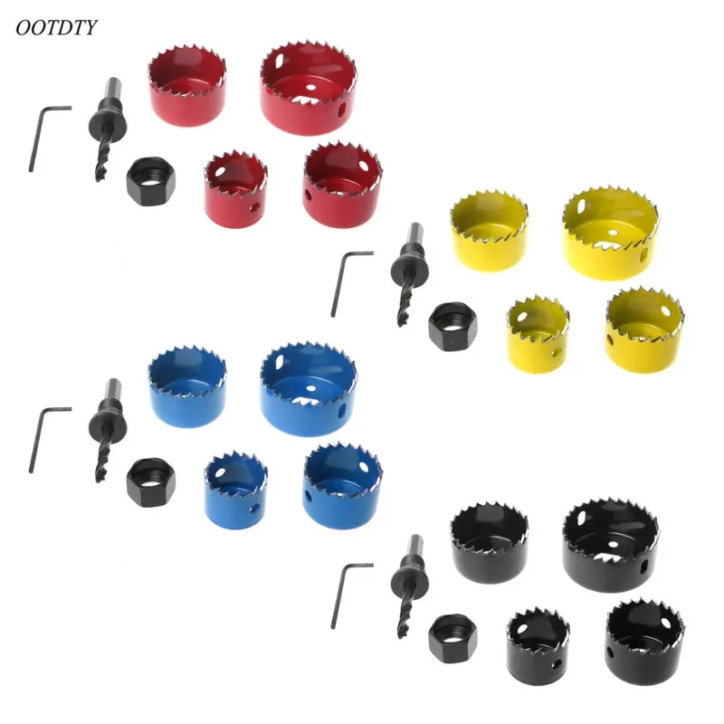 Buy OOTDTY 6Pcs Hole Circular Saw Set Drill Bit