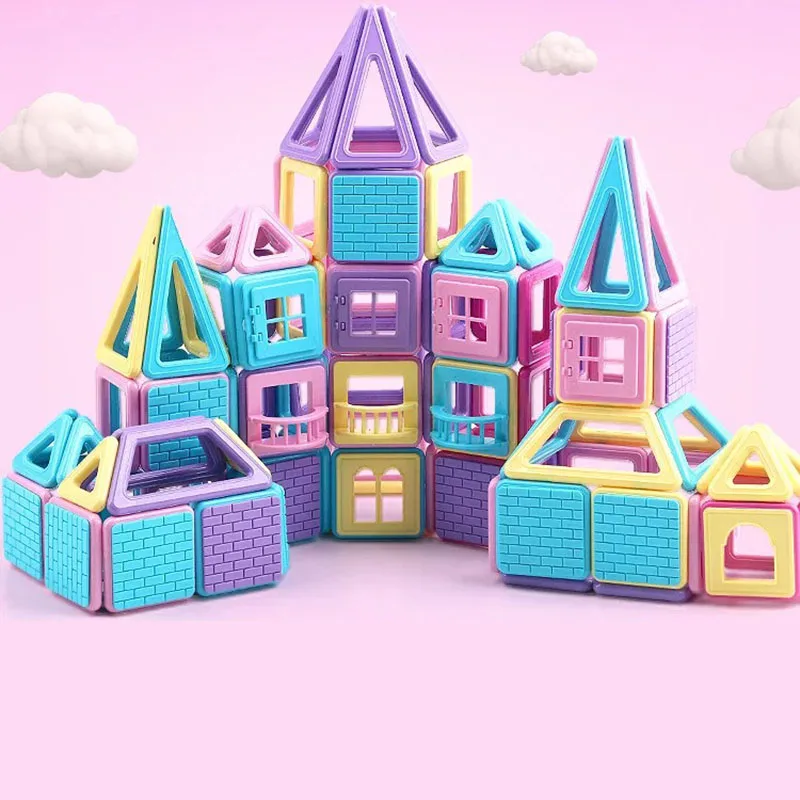 

Mini Magnetic Designer Construction Set Model Magnet blocks Toy Magnetic Blocks Building Educational Toys For Kids Gifts