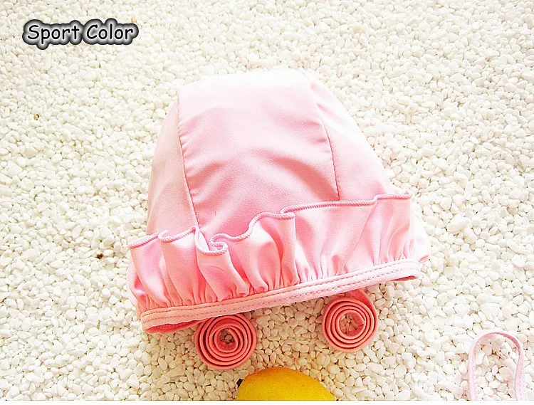 Lovely Kids Swimming Caps Quality Baby Children Teenagers Infant Swimwear Board Cute Swim Hats Colorful Beachwear