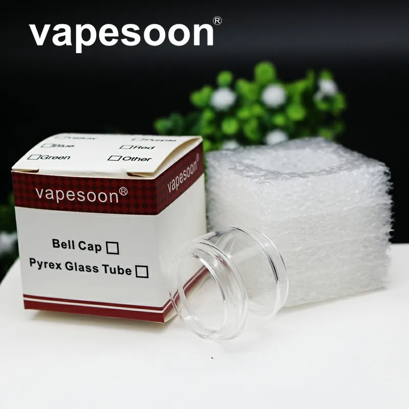 VapeSoon Замена Стекло трубки для курения реса принц танк 2 мл/7,5 мл распылитель реса палку комплект ясно Bulbble стекло трубки