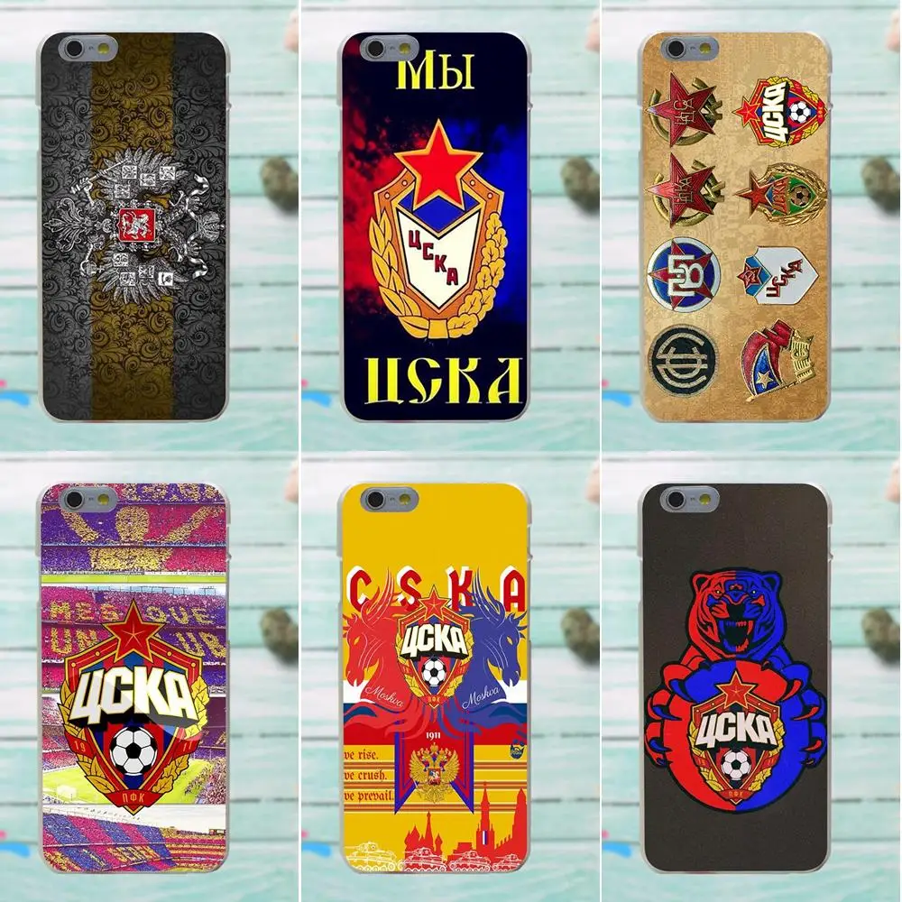 Флаг России эмблема Futbol ЦСКА Моску для Xiaomi Redmi 5 4 4A 3 3S Pro Mi4 Mi4i Mi4C Mi5 Mi5S Mi Max Note 2