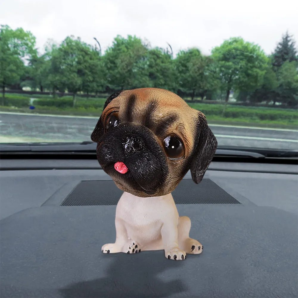 

Animal Swinging Animated Bobble Dancer Toy Car Decor Nodding Resin Puppy Dog Home Car Ornament Decoration #717