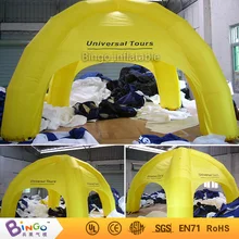 4 м* 4 м/13 футов* 13 футов желтый надувной автомобиль крыша палатки надувные палатки для продажи с бесплатным вентилятором воздуходувки открытый игрушка