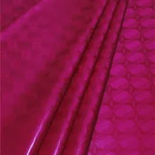 Последние Базен brode getzner хлопок жаккардовая парча розовая ткань красный африканских женщин embroiderey Базен riche 5 ярдов/партия