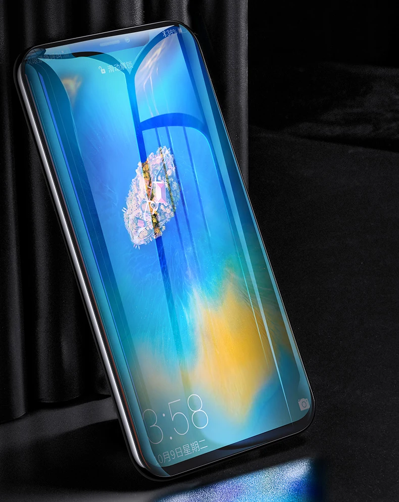 5D Curved Full Glue Screen Tempered Glass For HUAWEI Mate 20 Pro P10 Lite P8 Lite 2017 HONOR 8X 8C Y6 Y9 2018 P Smart  (9)
