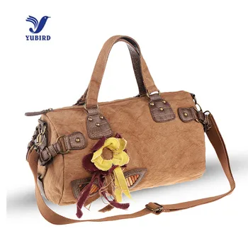 

YUBIRD Canvas Bag Tote Ladies Bohemian Floral Beach Bag Handbag Women Vacation Cloth Casual Cross Body Bags sac a main toile