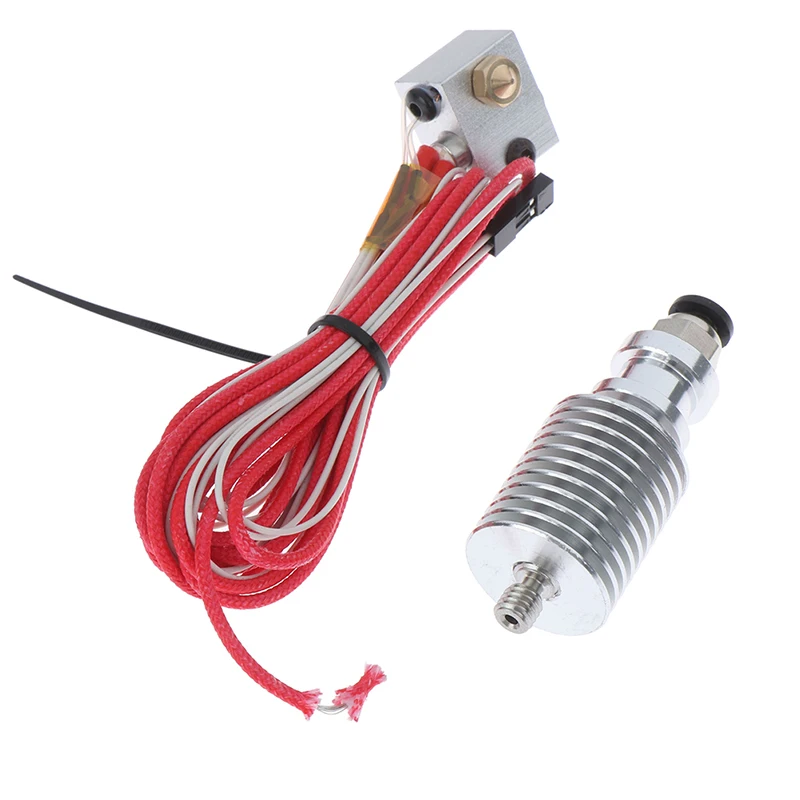 

1pc V5 J-head Hotend Kit Silver 3D Printer Accessories Hot End 0.4mm/ 1.75mm For Anycubic I3 Mega 3D Printer Extruder