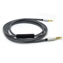Upgraded Replacement Headphone Earphone Extension 3 5mm to 2 5mm Jack Cable Mic For Bose Quiet Comfort 25 QC25 AE2 AE2i AE2w OE2
