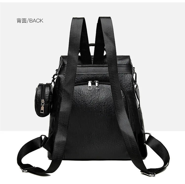 Женская многофункциональная сумка на плечо женский 2019 Новый Дикий рюкзак с несколькими карманами Рюкзаки студенческая сумка для