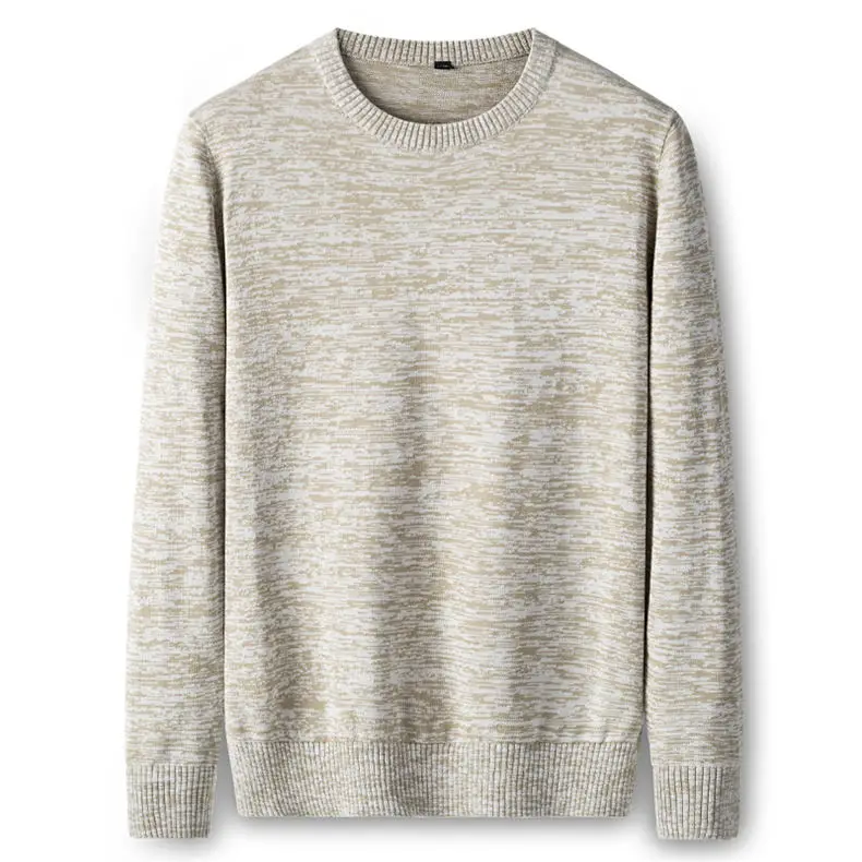 2019 Spring Cotton Sweater Men Pullovers Ugly Polka Dot knit Crew-Neck Sweaters Jumpers Male Knitwear Tops Autumn MuLS Brand 3XL 02