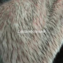 Высококачественная Толстая имитация енота, длинная плюшевая ткань, войлочная ткань, искусственный мех, 160 см* 45 см(половина ярда)/шт