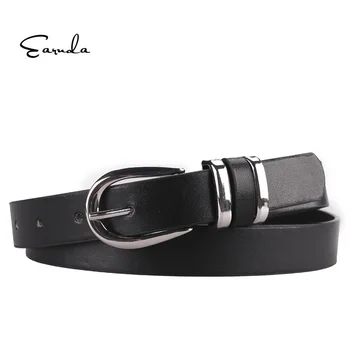 

Earnda Women's Leather Belts Pin Buckle Belt Waist Female Fashion Belt For Ladies