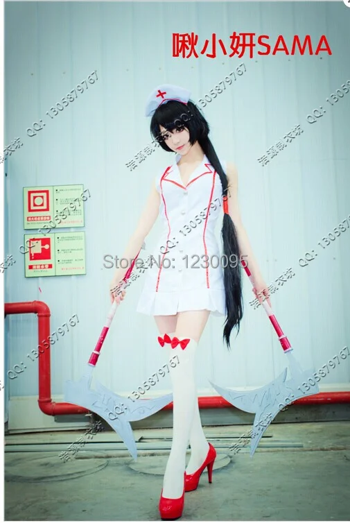 Костюм для косплея медсестры lol sexy Akali |