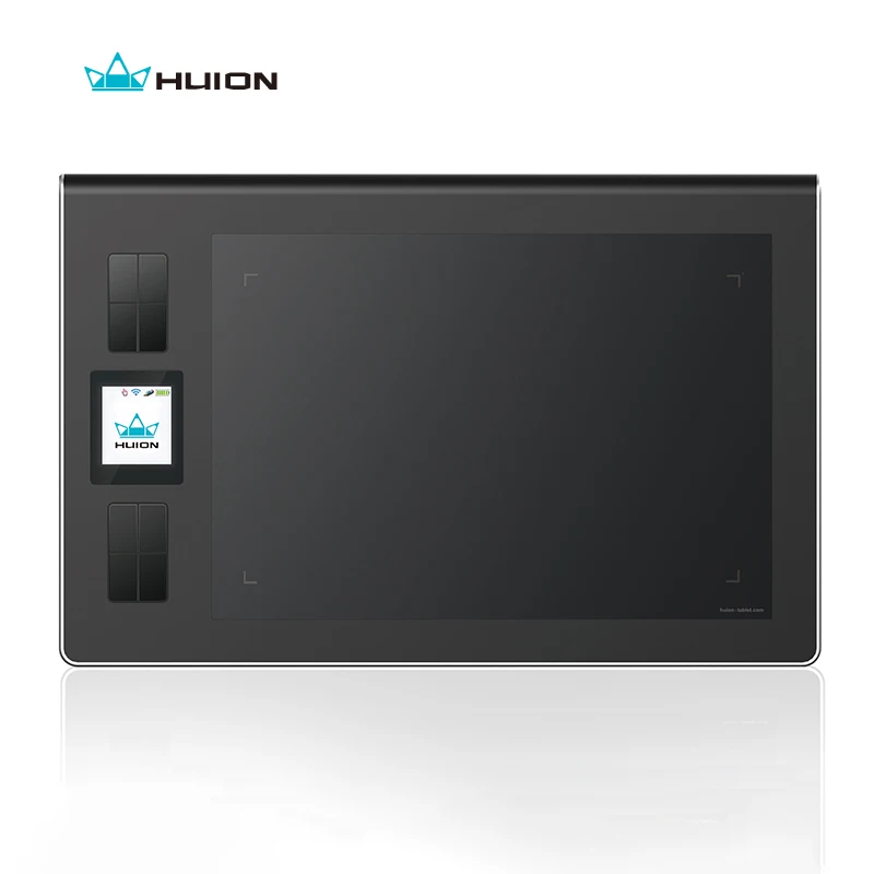 HUION DWH69 9x6 дюймов беспроводной цифровой планшет графический планшет 2048 уровней с ЖК-экраном и 8 Экспресс-клавишами