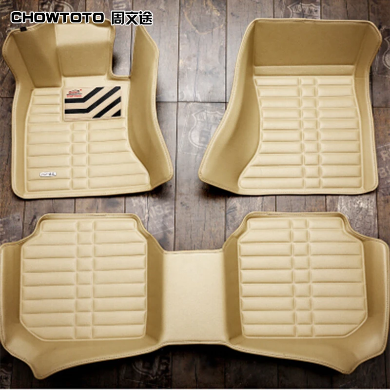 CHOWTOTO AA Special Floor Mats For Peugeot 2008 3008 4008 Non slip Waterproof Leather Carpets CHOWTOTO AA Special Floor Mats For Peugeot 2008 3008 4008 Non slip Waterproof Leather Carpets