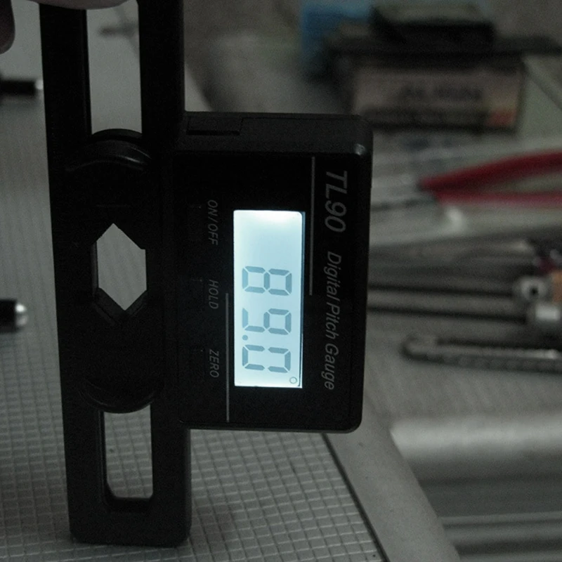 TL90 цифровой измеритель Наклона ЖК-дисплей подсветка дисплей лезвия угол измерительный инструмент