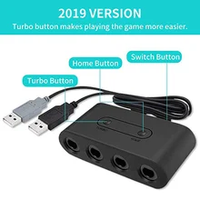 Mind 4 порта для GameCube GC NS switch USB контроллер, адаптер, конвертер для Nintendo WiiU PC для ПК геймпад джойстик Acc