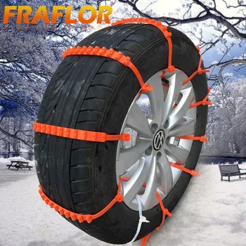 

10pcs Per Set Car Universal Mini Plastic Winter Tyres wheels Snow Chains For Cars Suv Car-Styling Anti-Skid Autocross Outdoors
