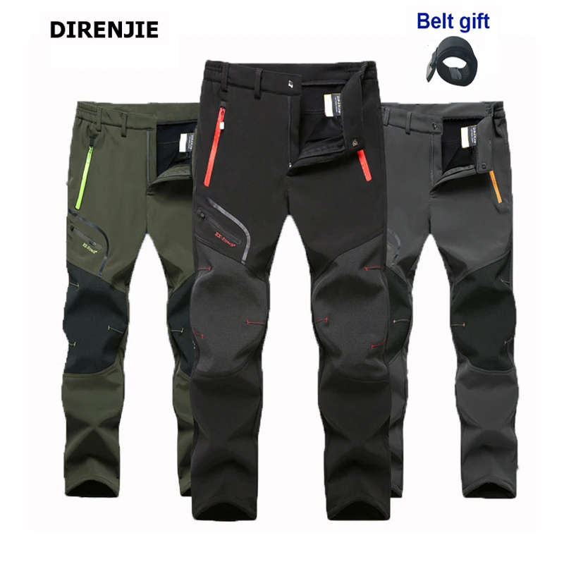 DIRENJIE المشي التزلج الصيد الرحلات تسلق للماء السراويل الرجال تسلق الجبال التخييم السراويل Windstopper الرياضية السراويل DIRENJIE المشي التزلج الصيد الرحلات تسلق للماء السراويل الرجال تسلق الجبال التخييم السراويل Windstopper الرياضية السراويل