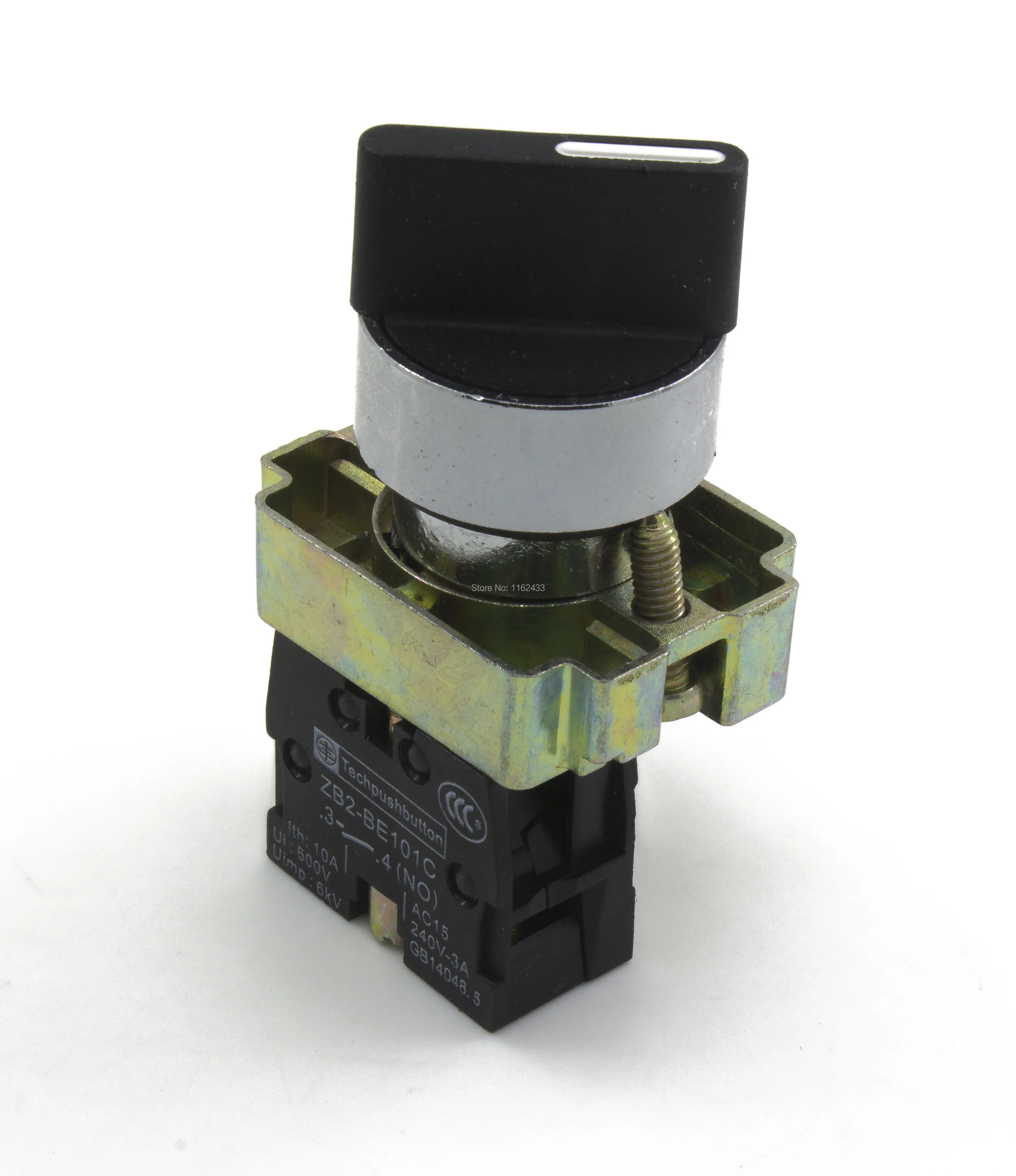 XB2 BD21 22mm self lock ON OFF turn push button switch SPST pushbutton ...