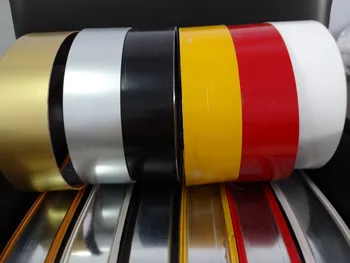

acrylic 3D Luminous Sign Letters Material Channel Letter Coil Return / Trim Cap 3D sign manual material reflective film