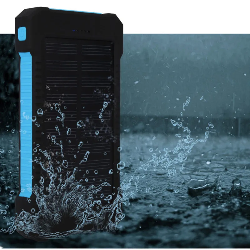 imágenes para NUEVA Prueba de Agua Solar Li-polímero Banco de la Energía 10000 mah Dual USB Cargador de Batería Solar Powerbank Viajes Con una brújula imágenes para NUEVA Prueba de Agua Solar Li-polímero Banco de la Energía 10000 mah Dual USB Cargador de Batería Solar Powerbank Viajes Con una brújula
