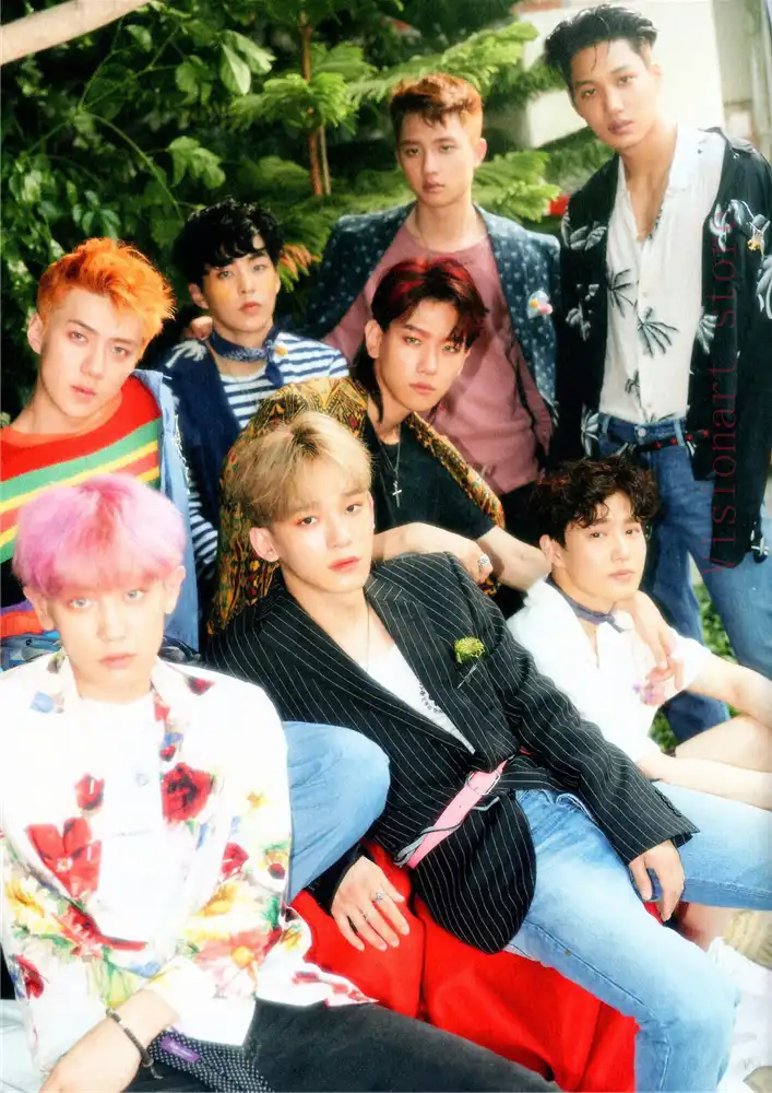 EXO KOKOBOP Posters Clear Image Wall Stickers Home Decoration Good