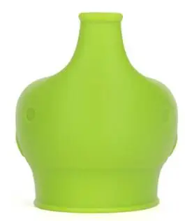 Упаковка из 3 еда без бисфенола-а Класс силиконовая кружка-непроливайка с крышкой для чашки, маленький Стекло Питьевая кружка-непроливайка с крышкой для каких-либо чашка кружки - Цвет: Зеленый