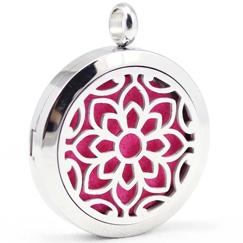 30mm stainless steel new design aroma aromatherapy essential oil