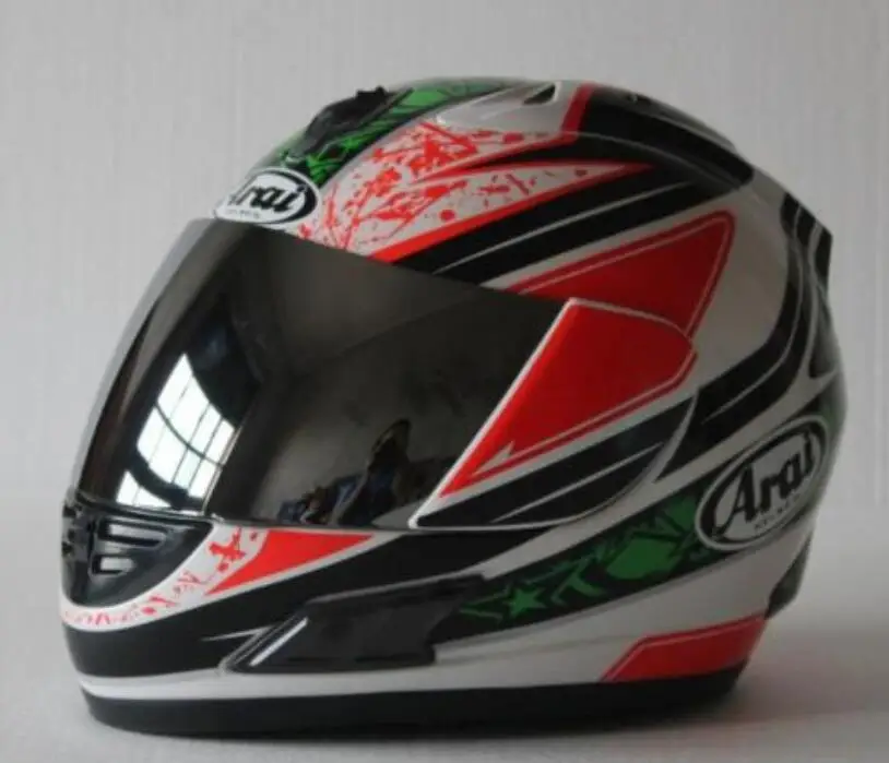 ARAI RX-7 высокого качества Полный шлем мотоцикла. Ветрозащитный Теплый гоночный шлем, Capacete - Цвет: Прозрачный